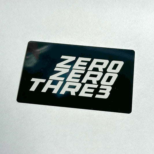 Custom Engraved Metal Card